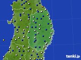 岩手県のアメダス実況(風向・風速)(2018年04月26日)