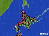 2018年04月27日の北海道地方のアメダス(日照時間)