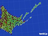 2018年04月27日の道東のアメダス(日照時間)