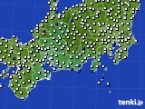 東海地方のアメダス実況(風向・風速)(2018年04月27日)