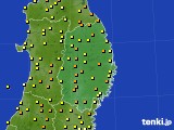 岩手県のアメダス実況(気温)(2018年04月29日)