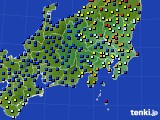 2018年04月30日の関東・甲信地方のアメダス(日照時間)