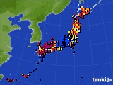 アメダス実況(日照時間)(2018年04月30日)