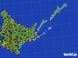 道東のアメダス実況(日照時間)(2018年04月30日)