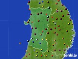 秋田県のアメダス実況(日照時間)(2018年04月30日)