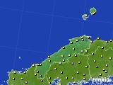 島根県のアメダス実況(気温)(2018年04月30日)