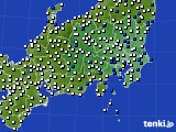 関東・甲信地方のアメダス実況(風向・風速)(2018年04月30日)