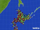 2018年05月01日の北海道地方のアメダス(日照時間)