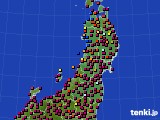 東北地方のアメダス実況(日照時間)(2018年05月01日)