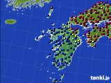 2018年05月01日の九州地方のアメダス(日照時間)