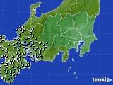 関東・甲信地方のアメダス実況(降水量)(2018年05月02日)