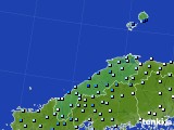 島根県のアメダス実況(降水量)(2018年05月02日)