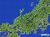 北陸地方のアメダス実況(風向・風速)(2018年05月03日)