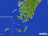 鹿児島県のアメダス実況(日照時間)(2018年05月04日)