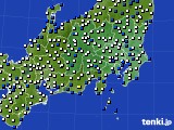 関東・甲信地方のアメダス実況(風向・風速)(2018年05月05日)