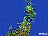 東北地方のアメダス実況(日照時間)(2018年05月06日)