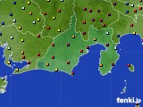 静岡県のアメダス実況(日照時間)(2018年05月06日)