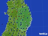 岩手県のアメダス実況(日照時間)(2018年05月06日)