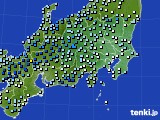 関東・甲信地方のアメダス実況(降水量)(2018年05月07日)