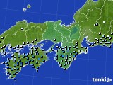 近畿地方のアメダス実況(降水量)(2018年05月08日)