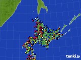 2018年05月08日の北海道地方のアメダス(日照時間)