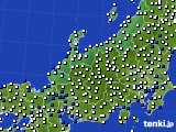 北陸地方のアメダス実況(風向・風速)(2018年05月09日)