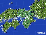 近畿地方のアメダス実況(風向・風速)(2018年05月09日)