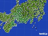 2018年05月11日の東海地方のアメダス(風向・風速)