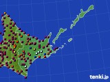 2018年05月12日の道東のアメダス(日照時間)