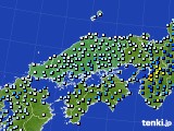 中国地方のアメダス実況(降水量)(2018年05月13日)