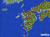 九州地方のアメダス実況(気温)(2018年05月16日)