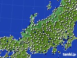 北陸地方のアメダス実況(風向・風速)(2018年05月16日)