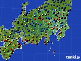 関東・甲信地方のアメダス実況(日照時間)(2018年05月17日)