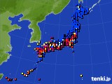 アメダス実況(日照時間)(2018年05月19日)