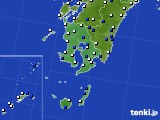 鹿児島県のアメダス実況(風向・風速)(2018年05月20日)