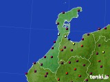 石川県のアメダス実況(日照時間)(2018年05月21日)