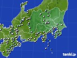 関東・甲信地方のアメダス実況(降水量)(2018年05月23日)