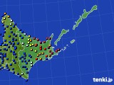 2018年05月23日の道東のアメダス(日照時間)
