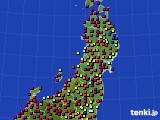 東北地方のアメダス実況(日照時間)(2018年05月24日)