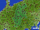 長野県のアメダス実況(日照時間)(2018年05月24日)