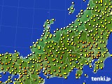 北陸地方のアメダス実況(気温)(2018年05月24日)