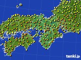 2018年05月24日の近畿地方のアメダス(気温)