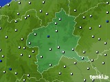 群馬県のアメダス実況(風向・風速)(2018年05月24日)