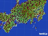 東海地方のアメダス実況(日照時間)(2018年05月25日)