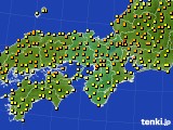 2018年05月26日の近畿地方のアメダス(気温)