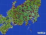 関東・甲信地方のアメダス実況(日照時間)(2018年05月27日)