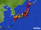 アメダス実況(日照時間)(2018年05月27日)