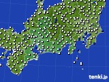 東海地方のアメダス実況(風向・風速)(2018年05月28日)