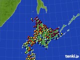 北海道地方のアメダス実況(日照時間)(2018年05月30日)