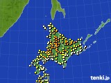 北海道地方のアメダス実況(気温)(2018年05月30日)
